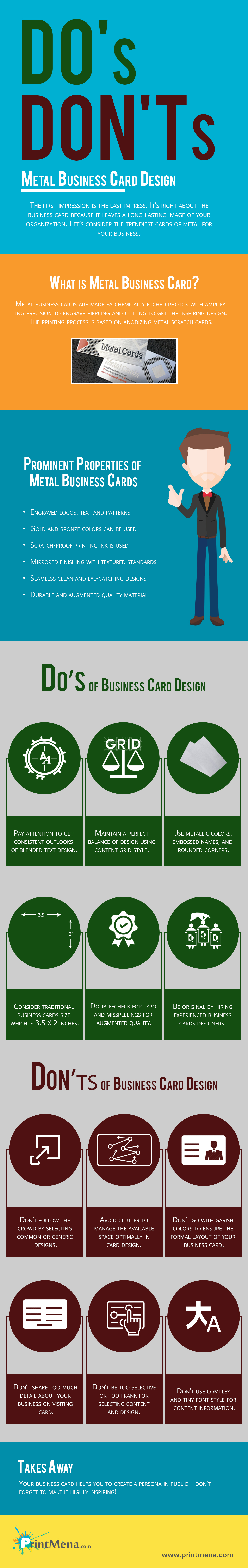 Do And Don’ts Of Metal Business Card Design
